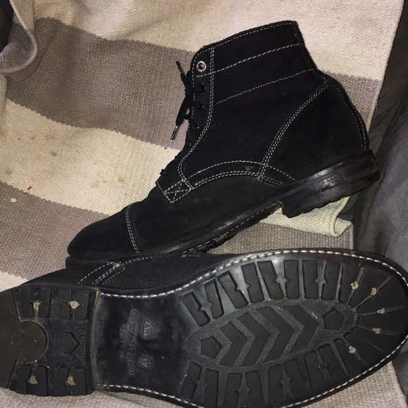 G-Star Raw Denim & Suede Black Boot 11 Style 3301 - Picture 2 of 8